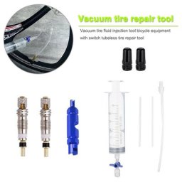 Injecteur de mastic de pneu sans chambre à air 60ml pour vtt fluide Schrader Presta outils de
