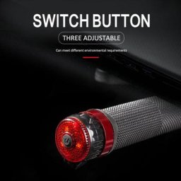 Mini rétroviseur de vélo avec lumière iodée résistant à 360 rotatif guidon de vélo de route VTT