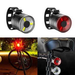 Enquêter arrière de sécurité pour vélo de montagne lampe d'équitation de nuit feux avant et