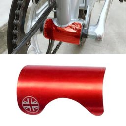 Autocollant de support de pédalier en carbone pour vtt et vélo de route pliant coussinet de
