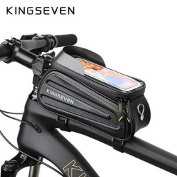 KINGSEVEN – sacoche étanche pour Tube supérieur de vélo étui de téléphone pour écran tactile vtt