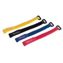 Deemount – bande adhésive en Nylon pour vélo 100 pièces ruban de boucle pour bicyclette câble de