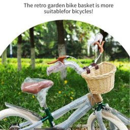 Panier de vélo A5KC panier de rangement à guidon avant pour adultes et enfants accessoire