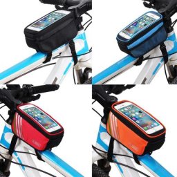 Sac étanche pour téléphone portable 5.0 pouces Tube avant de bicyclette Tube supérieur de vélo de