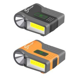 Lampe frontale étanche avec capteur de lumière capuchon à Induction chargeur USB COB projecteur