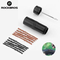 ROCKBROS – Patch de réparation de pneus sans chambre à air Kit d'outils bouchon de perforation