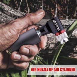 Pompe à CO2 pour pneu de vélo vtt avec manchon de remplacement pas de cartouche de CO2 incluse