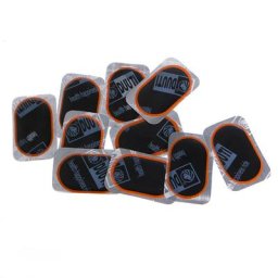 Kit de réparation de vélo pour pneus en caoutchouc plats outils de cyclisme 32x50mm 10 pièces