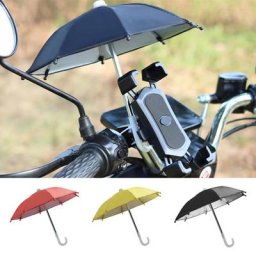 Parapluie étanche pour téléphone portable mini parasol portable vélo moto fournitures de
