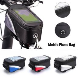 Juste de téléphone portable pour guidon de vélo sac de vélo tube de tête étui de téléphone
