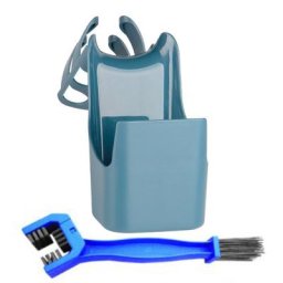 JOPle- Boîte à outils de stockage d'huile de moto avec brosse outil anti-pulvérisation agent vélo