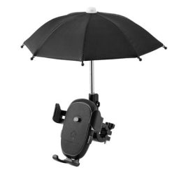 Support de téléphone Portable étanche pour vélo avec Mini parapluie pare-soleil guidon de