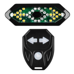 Enquêter arrière de vélo intelligent étanche clignotants à iode
