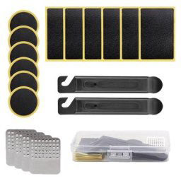 Kit de réparation de pneus de vélo ensemble d'outils pour chambre à air Patch de remplissage de