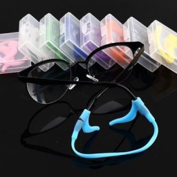 Lunettes de soleil en silicone pour enfants bracelet de sport support de lunettes