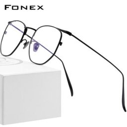 FONEX-Monture de lunettes en titane pur B pour hommes et femmes lunettes optiques pour myopie