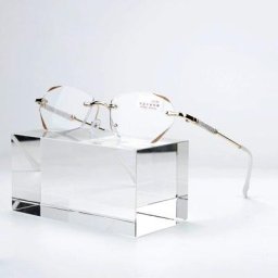 Lunettes de lecture anti-rayons bleus sans cadre bord taillé en diamant lunettes d'hypermétropie