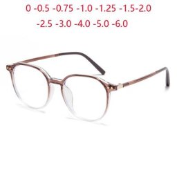 Lunettes myopes ovales transparentes pour femmes lunettes simples anti-rayons bleus lunettes pour