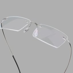 Montures de lunettes sans monture en titane pour hommes et femmes anti-lumière bleue lunettes