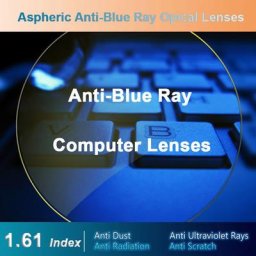 Lentilles Optiques Anti-rayon Bleu pour Homme et Femme Lentilles de Ration de Vision pour