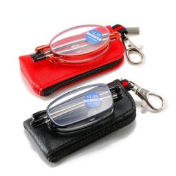 Lunettes de lecture haute définition unisexes résine ultralégère presbytes portables pliables