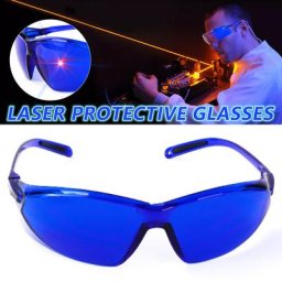 Lunettes de protection à lentille bleue lunettes de sécurité IPL lunettes de protection des yeux