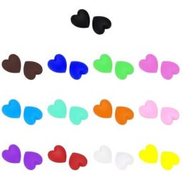 Anti-dérapant Lunettes Oreille Poignées Crochet Petit Coeur-forme Retenue Oreille Colorée Poignée