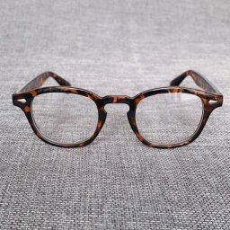 Monture de lunettes de style Johnny Depp vintage pour hommes et femmes marque de créateur lentille