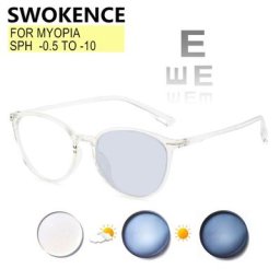 SWOKENCE-Lunettes de myopie à monture TR90 pour hommes et femmes lunettes de haute qualité pour le