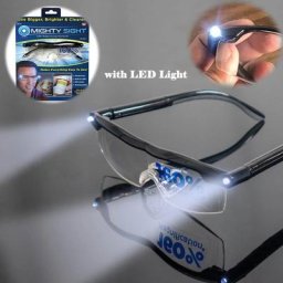 Lunettes de lecture grossissantes avec lumière lunettes de vision nocturne ultra-légères unisexes