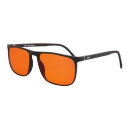 HINU-Lunettes de lumière bleue pour homme verres transparents orange jaune pour la conduite et les