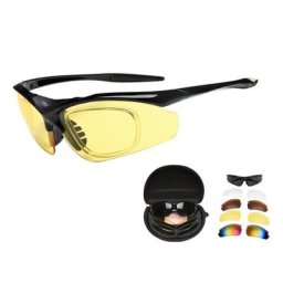 Lunettes de tir militaires avec vision nocturne lunettes de soleil pour jeu de guerre Airsoft et