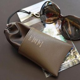 Pochette en cuir souple pour lunettes de soleil protection sac à main étui étanche pour lunettes