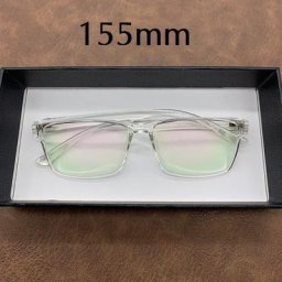 Cubojue – lunettes de vue pour homme surdimensionnées de 155mm monture transparente TR90 grande