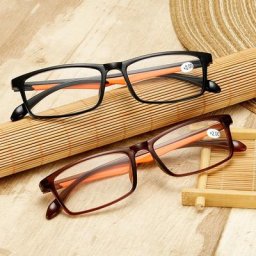 Lunettes de lecture ultra-légères TR90 pour hommes et femmes verres HD clairs lunettes de