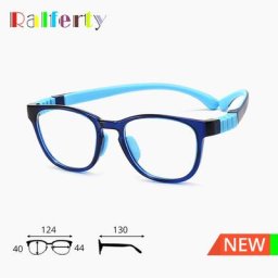 Ralferty – lunettes incassables pour enfants verres d'ordinateur Anti-rayons bleus verres