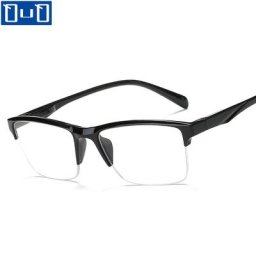 Lunettes de lecture demi-monture ultralégères pour hommes et femmes presbytes carrées pour vision
