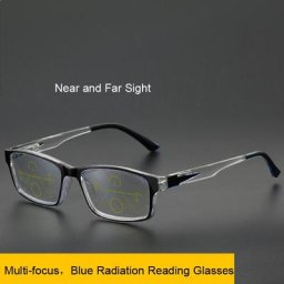 Lunettes de lecture multifocales progressives protection UV contre les rayons bleus pour