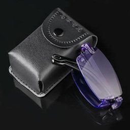 Lunettes presbytes portables ultralégères avec étui à lunettes coupe diamant Anti-UV rayons