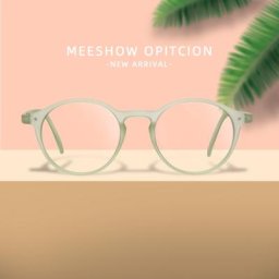 Meeshow-Lunettes de Lecture Rétro Transparentes pour Homme et Femme Anti-lumière Bleue Style