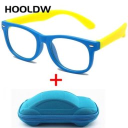 OLDW-Lunettes de salle de bain anti-lumière bleue pour enfants cadre optique pour garçons et