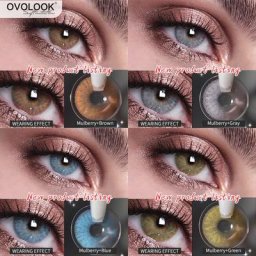 Ovolok – lentilles de Contact colorées pour les yeux série Taylor & mûre & Gem 2 pièces/paire