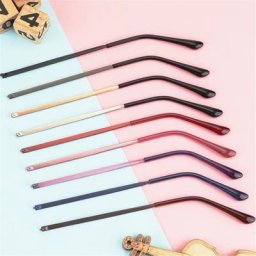 1 paire de branches de rechange en plastique branches hypoallergéniques branches de lunettes de