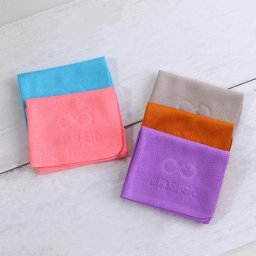 Nettoyeur de Lunettes en Tissu Suédé Doux et Portable Lentille de Livres Écran de Téléphone