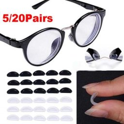 Coussinets de protection en silicone pour lunettes 5/20 paires tampons antarctiques adhésifs non