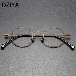 Lunettes en titane faites à la main pour hommes et femmes monture de haute qualité verres optiques