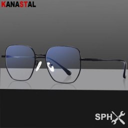 Lunettes de lecture anti-lumière bleue pour hommes et femmes monture en titane pur myopie optique