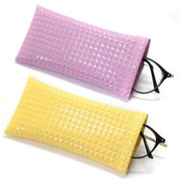 Sac à lunettes de soleil en cuir Pu pochette à cordon pochette pour téléphone Portable