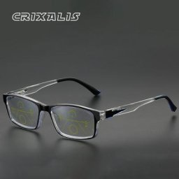 CRIXALIS – lunettes de lecture progressives multi-focales charnière de printemps avec dioptrie