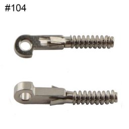 Inserts à ressort pour réparer les lunettes cassées 100 pièces branches flexibles pièce de